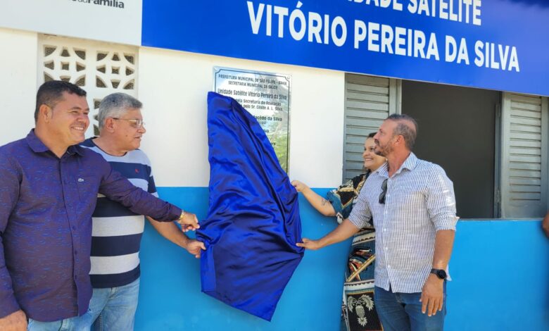 São Felipe BA: Posto de Saúde Satélite é inaugurado na comunidade das Tabocas